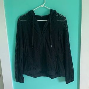 Lululemon black mesh jacket